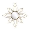 Inspire Me! Home Decor Decorative Gold Metal Flower/ Wall Art