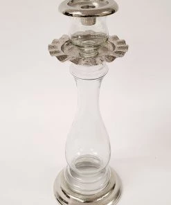 Inspire Me! Home Decor Rippled Candle Holders (2 Sizes, 2 Colors)