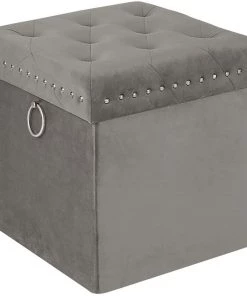 Inspire Me! Home Decor Gold Anastasia Storage Ottoman (4 Colors)