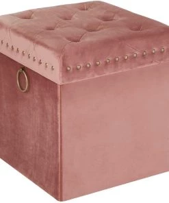 Inspire Me! Home Decor Gold Anastasia Storage Ottoman (4 Colors)