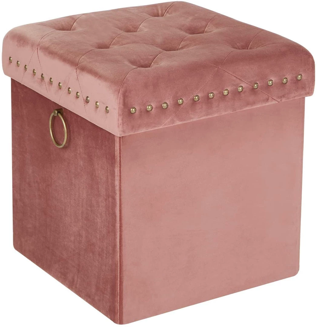 Inspire Me! Home Decor Gold Anastasia Storage Ottoman (4 Colors)