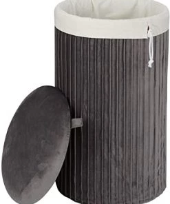 Inspire Me! Home Decor Lydia Pleated Hamper (3 Colors)