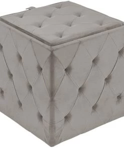 Inspire Me! Home Decor OTTOMANS Genevieve Storage Ottoman (3 Colors)