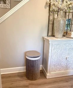 Inspire Me! Home Decor Lydia Pleated Hamper (3 Colors)