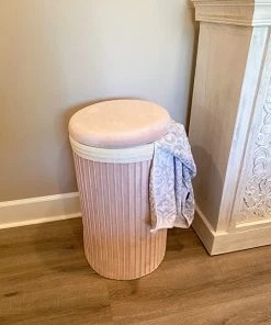 Inspire Me! Home Decor Lydia Pleated Hamper (3 Colors)