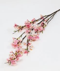 Inspire Me! Home Decor Floral Stems 51" Pink & Cream Cherry Blossom Stem