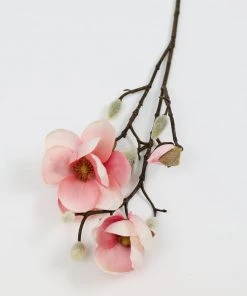 Inspire Me! Home Decor 21" Pink Magnolia Stem