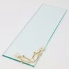 Inspire Me! Home Decor Rectangular Glass Tray With Cherry Blossom Details