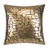 Cloud9d PILLOWS, RUGS, & THROWS Becca Charcoal Gold Pillow - 20" X 20"