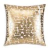 Cloud9d PILLOWS, RUGS, & THROWS Becca Ivory And Gold Pillow - 20" X 20"