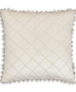 Cloud9d Diamond Beige Pillow - 20" X 20" PILLOWS, RUGS, & THROWS