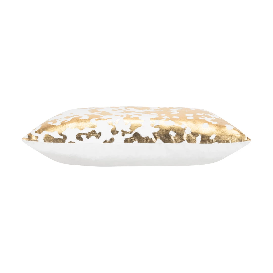 Cloud9d PILLOWS, RUGS, & THROWS Elise Ivory Gold Pillow - 20" X 20"