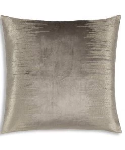Cloud9d Inaya - Grey Velvet Pillow W/ Multicolor Embroidery - 22" X 22" PILLOWS, RUGS, & THROWS