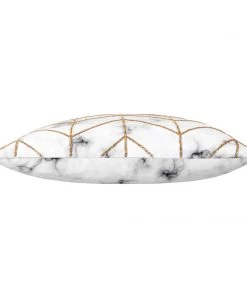 Cloud9d PILLOWS, RUGS, & THROWS Keva - Digital Printed Velvet Square Pillow W/ Hand Beaded Gold Sequin Beads - 22" X 22"