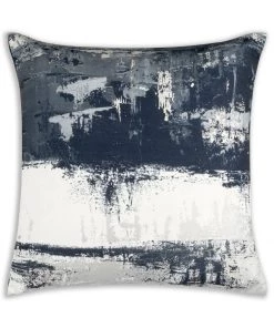 Cloud9d Birch - Printed Outdoor Pillow W/ Multicolor And Silver Metallic Design (2 Styles) - 18" X 18" PILLOWS, RUGS, & THROWS
