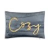 Cloud9d Digital Printed Fabric Pillow W/ Metallic Emdroidery (2 Colors) - 18" X 12" PILLOWS, RUGS, & THROWS