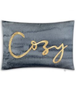 Cloud9d Digital Printed Fabric Pillow W/ Metallic Emdroidery (2 Colors) - 18