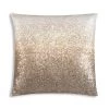 Cloud9d Ombre - Sequin Pillow In Ivory And Gold Sequins - 22" X 22"