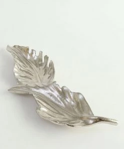 Inspire Me! Home Decor Double Metal Leaf Tray (2 Colors)