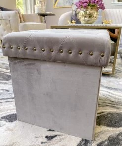 Inspire Me! Home Decor Gold Anastasia Storage Ottoman (4 Colors)