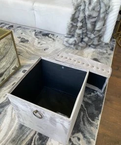 Inspire Me! Home Decor Gold Anastasia Storage Ottoman (4 Colors)