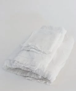 Inspire Me! Home Decor White Heathered Stripe Towel (3 Sizes)