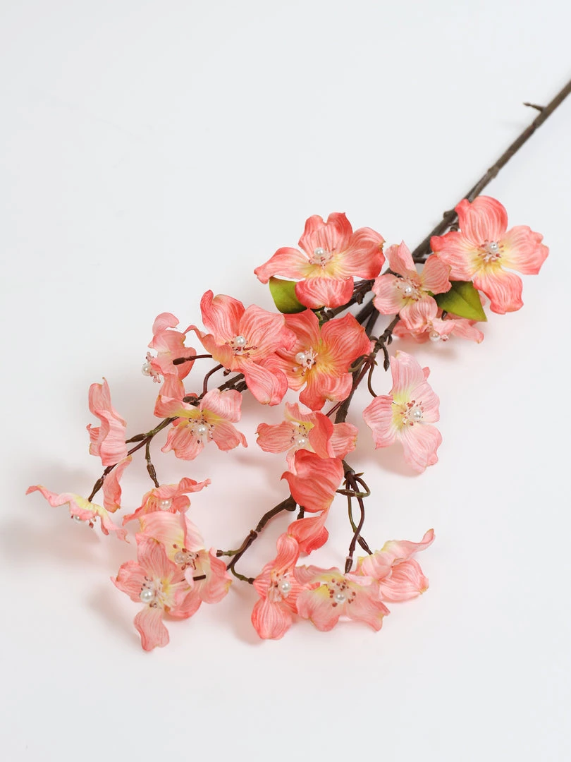 Inspire Me! Home Decor Floral Stems 36" Two Tone Cherry Blossom Stem With Pearls