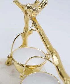 Inspire Me! Home Decor Branch Marble Serving Tray