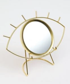Inspire Me! Home Decor Evil Eye Table Top Mirror With Stand