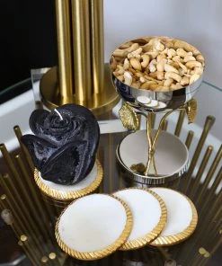 Inspire Me! Home Decor Black Rose Candle