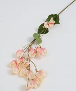 Inspire Me! Home Decor 39" Pink Lantern Flower Stem