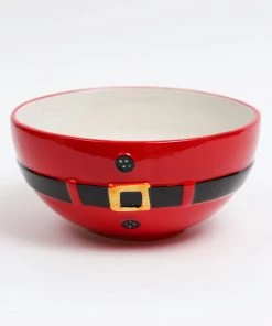 Inspire Me! Home Decor KITCHEN Santa Belt Serving Bowl