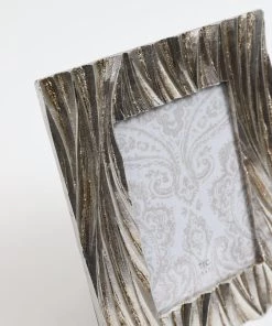 Inspire Me! Home Decor Silver Textured Picture Frame (2 Sizes)