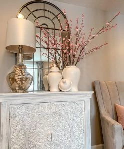 Inspire Me! Home Decor Smooth White Ginger Jar (2 Sizes)