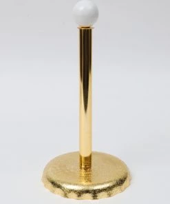 Inspire Me! Home Decor Gold White Top Paper Towel Holder