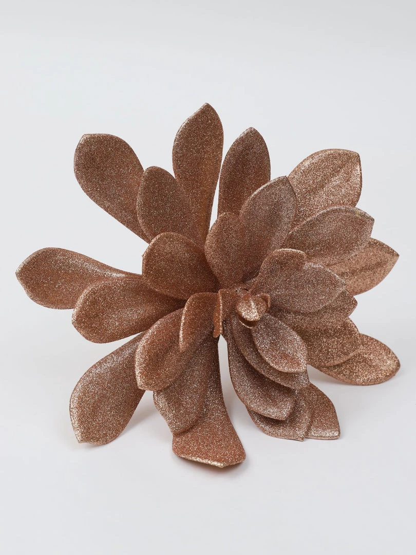 Inspire Me! Home Decor Glittered Rose Gold Pick