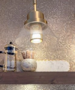 Inspire Me! Home Decor Long Marble Oval Tray