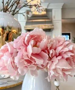 Inspire Me! Home Decor Pink Peony Stem