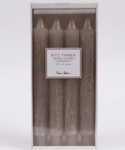 Inspire Me! Home Decor Set Of 4 Metallic Taper Candles (5 Colors)