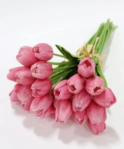 Inspire Me! Home Decor Real-Touch Tulip Bundle (3 Colors)