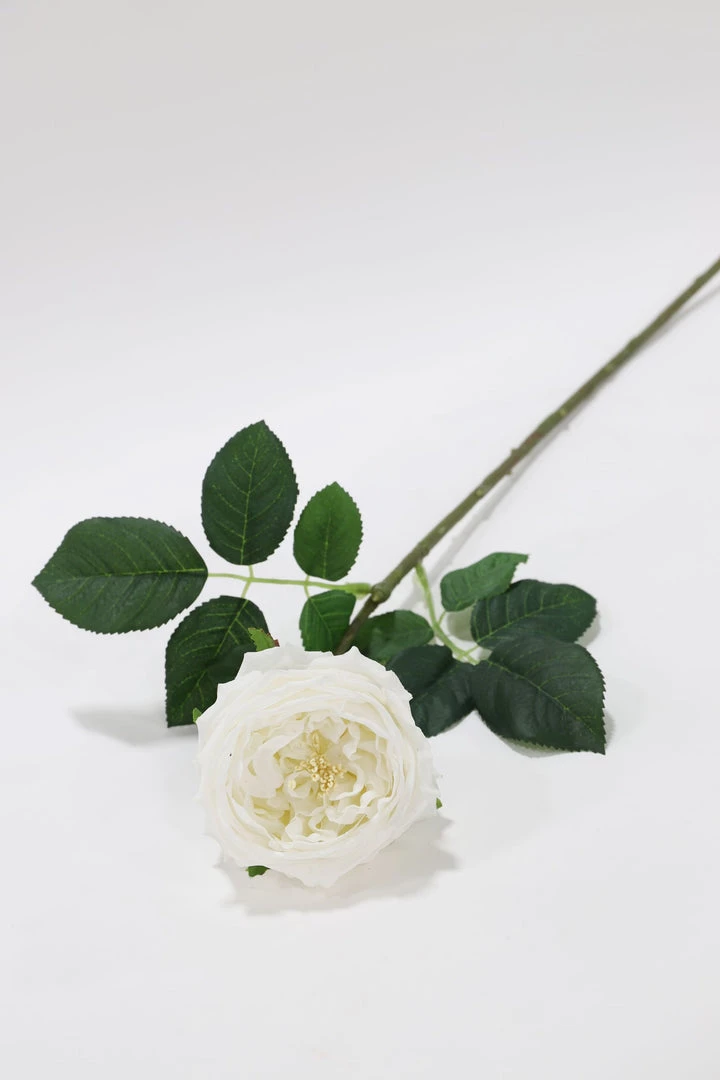 Inspire Me! Home Decor Real Touch Austin Rose (4 Colors) Floral Stems