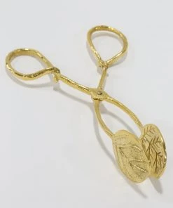 Inspire Me! Home Decor Gold Leaf Snack Tongs