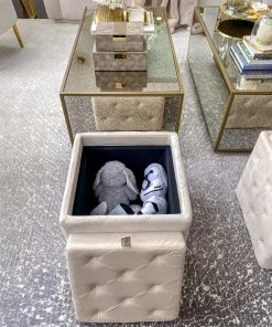 Inspire Me! Home Decor OTTOMANS Genevieve Storage Ottoman (3 Colors)