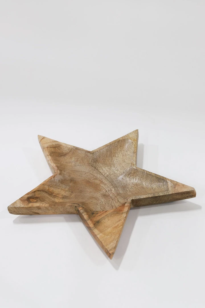 Inspire Me! Home Decor KITCHEN Mango Wood Star Tray