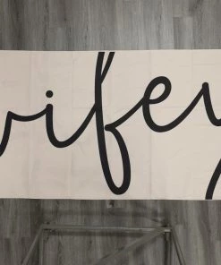 Inspire Me! Home Decor BATHROOM Wifey Pink Beach Towel