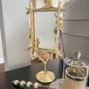 Inspire Me! Home Decor WALL ART & MIRRORS Gold Branch Design Table Mirror