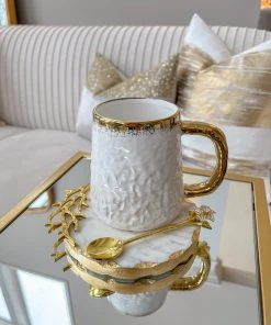 Inspire Me! Home Decor Round Marble Detailed Trivet (2 Styles)