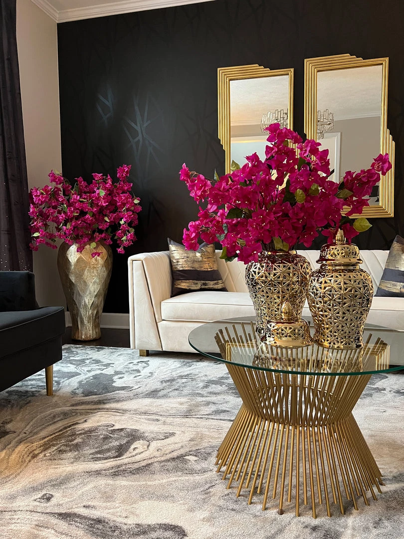 Inspire Me! Home Decor Gold Pierced Ginger Jar (2 Sizes)