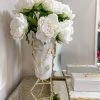 Inspire Me! Home Decor Cream Real Touch Peony Stem