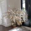 Inspire Me! Home Decor Floral Stems 58" White Cascading Cherry Blossom Stem